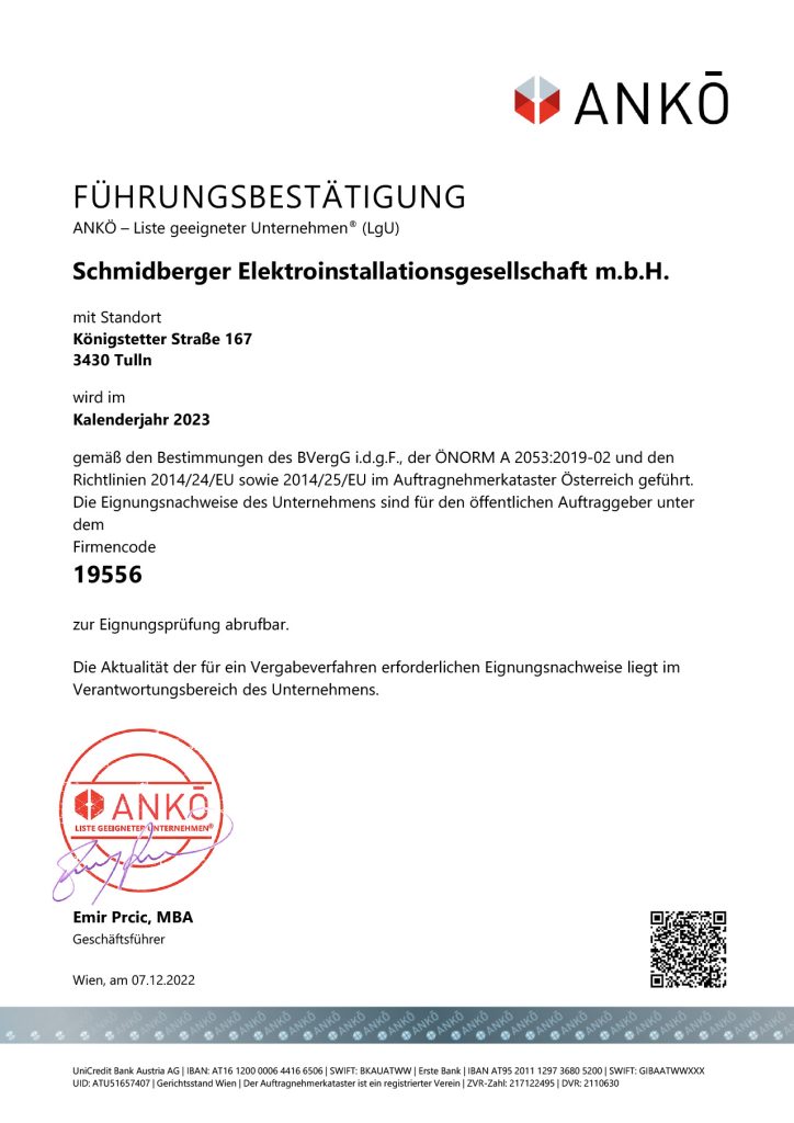 schmidberger ankoe fuehrungsbestaetigung 2023
